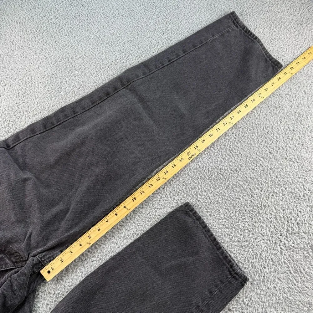 Levi's 560 Relaxed Fit Straight Jeans Mens 36x31 (Tag 38x32) Black 100% Cotton